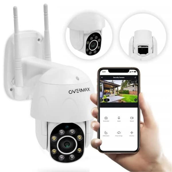 Caméra de sécurité OVERMAW externe blanc (OV-CAMSPOT 4.9 PRO)