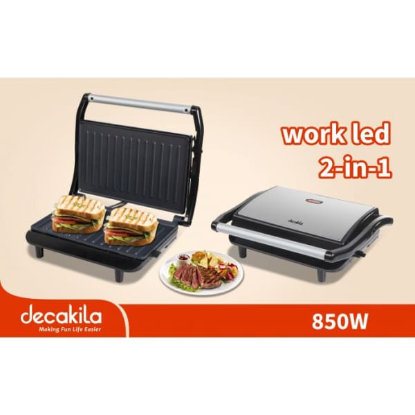 Grille viande Decakila 850W 230x145 mm (KEEC049M) Grille viande Decakila 850W 230x145 mm (KEEC049M)