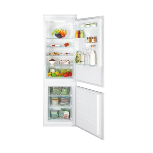 Réfrigérateur CANDY 248L encastrable combiné No Frost blanc (CBT3518FW)(54*177.2*54,5cm)