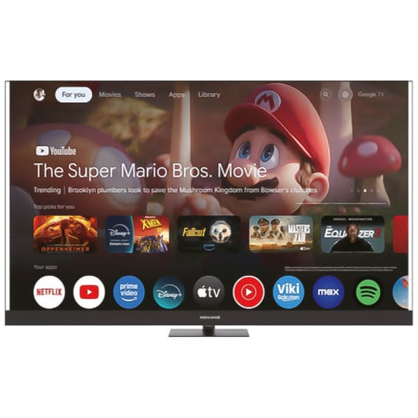 Téléviseur MAXWELL 65’’ QLED 4K UHD SMART GOOGLE TV avec RECEPTEUR INTEGRE et Barre de SON / MAX-QA65MG60SB Téléviseur MAXWELL 65’’ QLED 4K UHD SMART GOOGLE TV avec RECEPTEUR INTEGRE et Barre de SON / MAX-QA65MG60SB