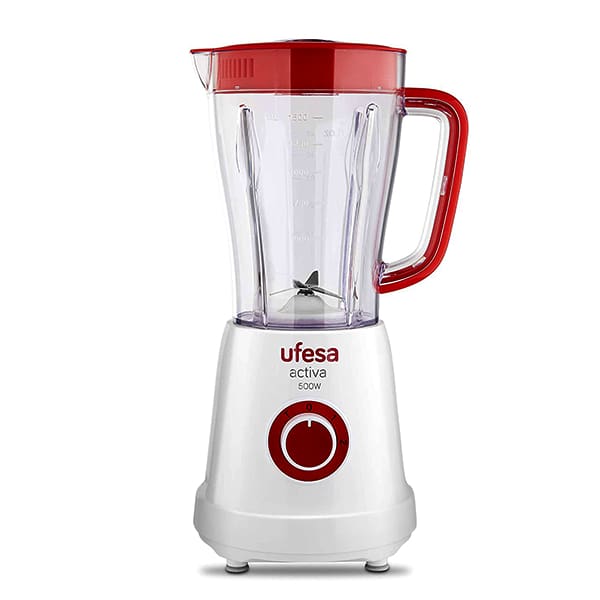 Blender UFESA 1,5L - 500 W - Rouge & blanc (BS4707 ACTIVA) Blender UFESA 1,5L - 500 W - Rouge & blanc (BS4707 ACTIVA)