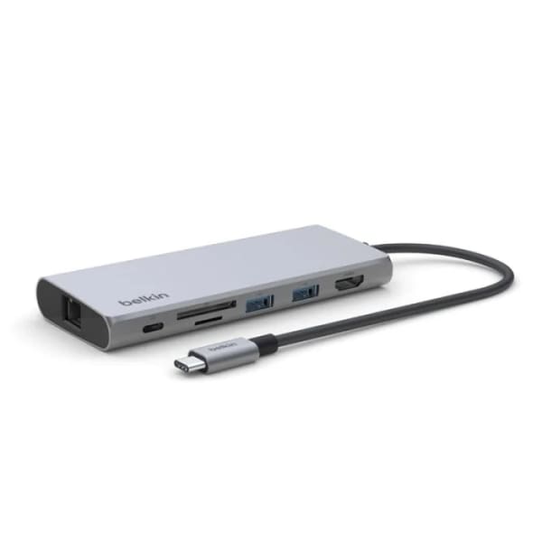 Adaptateur BELKIN Multiport USB C 7en1 Silver (INC009BTSGY)