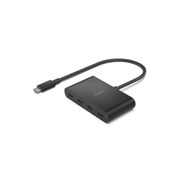 adaptateur Hub Belkin Usb c Vers 4 Ports Noir (AVC018BTBK)