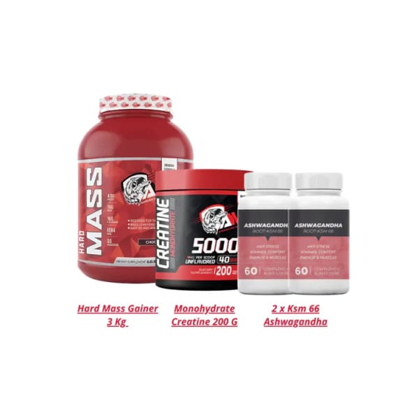 American Wolf Hard Mass + CREATINE 200G AW + 2*ASHWAGANDHA