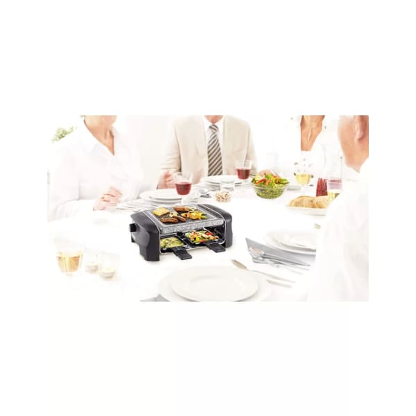 Appareil à raclette PRINCESS 4 Stone Grill Party 1600 Watts Noir (162810)