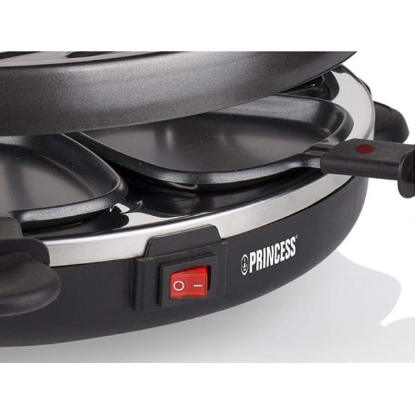 Appareil à raclette PRINCESS Gril Party 6 800W noir (162725)