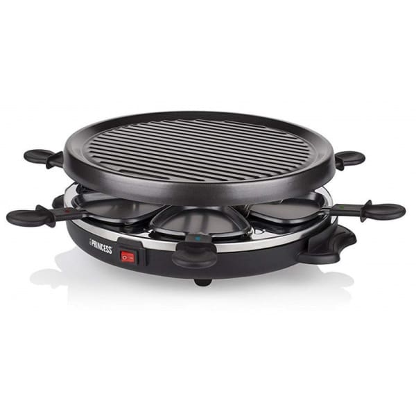 Appareil à raclette PRINCESS Gril Party 6 800W noir (162725)