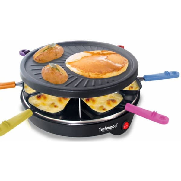 Appareil à raclette TECHWOOD 6 Poêlons 800 W (TRA-64)