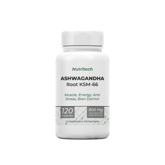 Ashwagandha Root Ksm 66 - 120 Capsules