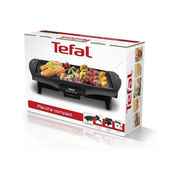 Barbecue Électrique TEFAL Plancha Compact 1800W – Noir (CB500512)