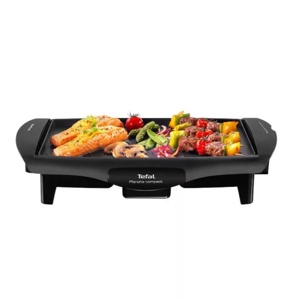 Barbecue Électrique TEFAL Plancha Compact 1800W – Noir (CB500512)