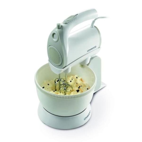 Batteur avec Bol KENWOOD 300W Blanc (HMP22 000WH)