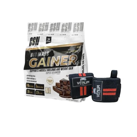 BIG MASS GAINER 6KG SERRE POIGNET VENUM