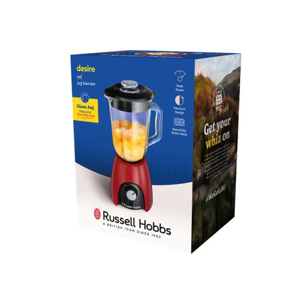 Blender RUSSELL HOBBS 650W Rouge NOIR (27120-56)