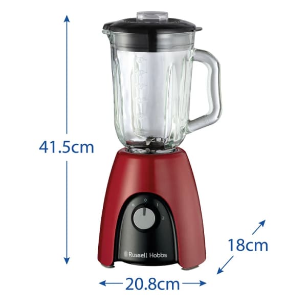 Blender RUSSELL HOBBS 650W Rouge NOIR (27120-56)