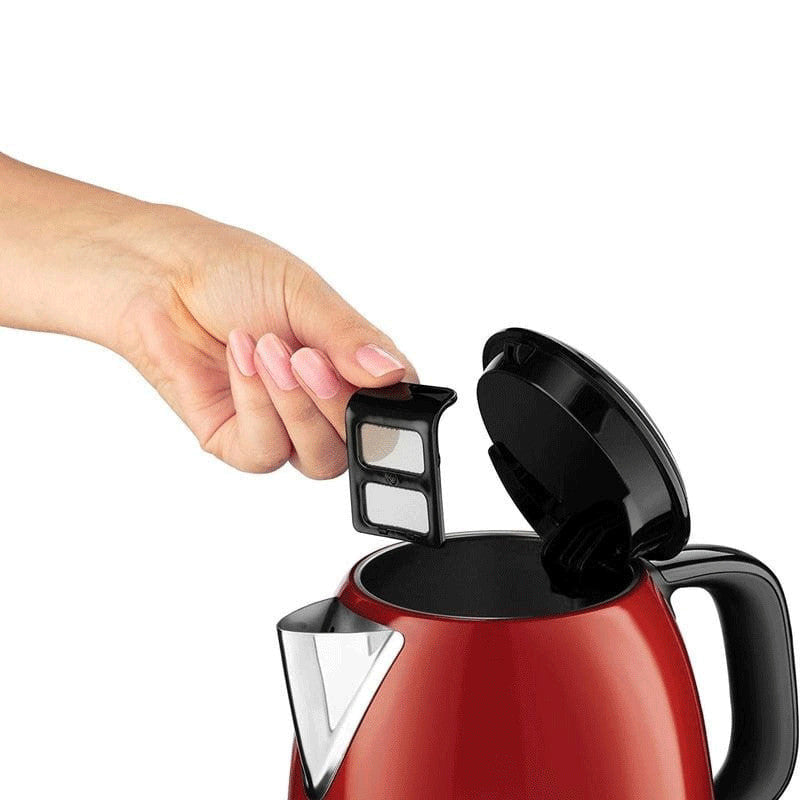 Bouilloire électrique RUSSELL HOBBS 1L-2400W Rouge (24992-70)