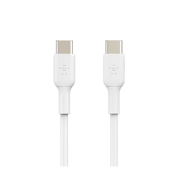 Câble De Charge Belkin Boost USB-C vers 2M Blanc – (CAB003bt2MWH)