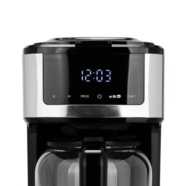 Cafetière électrique programmable LIVOO 900W-15Tasses Noir (DOD208)