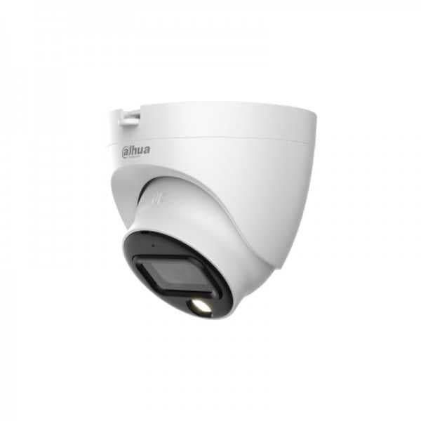 Caméra de surveillance filaire DAHUA 2MP ColorVu Blanc (HDW-1239TLQP-A-LED)