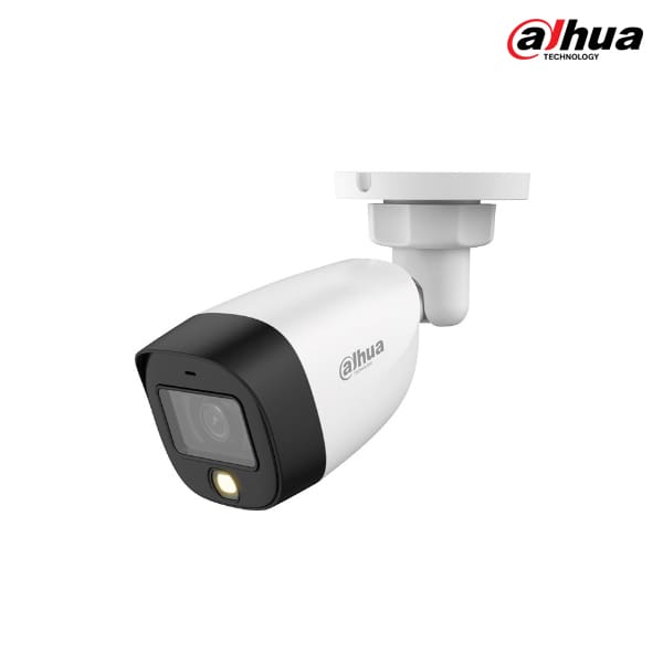 Caméra de surveillance filaire DAHUA 2MP ColorVu blanc (HFW-1239CP-A-LED)
