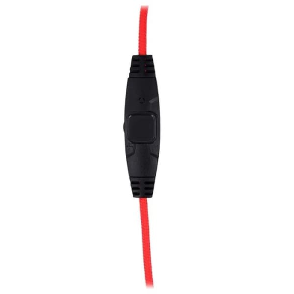 Casque micro MAXLIFE noir et rouge (OEM0300326)