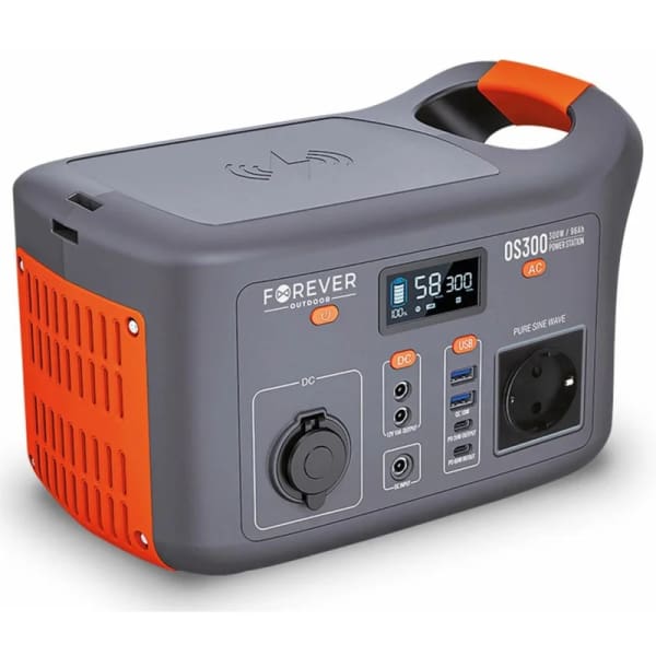 Centrale Électrique Forever Outdoor OS300 300W 307Wh LiFePO4 – 300w (ENE100001)