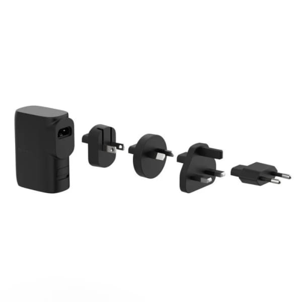 Chargeur belkin Boost charger Hybride 25 W + Power Bank 5k + Kit Adaptateur De Voyage -Noir (bpz003bt1mbk-b6)