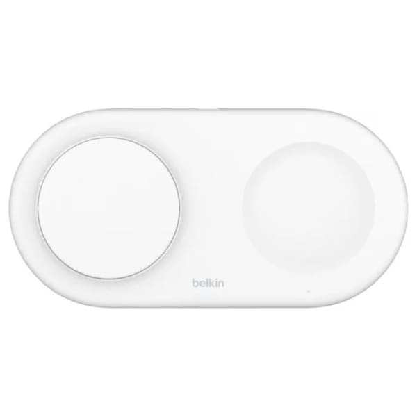 Chargeur Sans Fil Belkin Boost Charge Pro 2en 1 Avec Qi2 Magnétique 15w + Usb-c – Blanc (Wiz021vfwh)