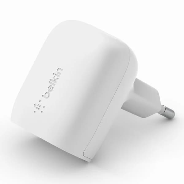 Chargeur secteur BoostCharge USB-C 20 W – Blanc (WCA006vfWH)