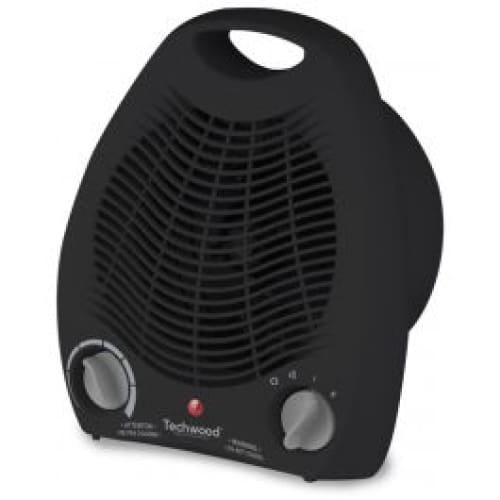 chauffage ventilateur TECHWOOD noir (TCG-2016)