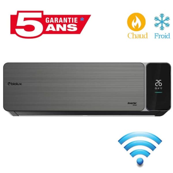 Climatiseur BIOLUX 12000 BTU inverter smart chaud & froid (M.125CFVS)