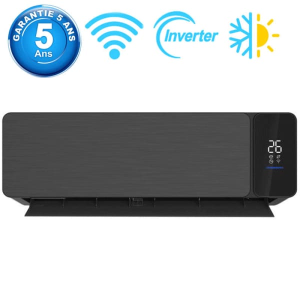 Climatiseur Biolux 9000 BTU Inverter Smart Chaud Froid - Noir(M.95CFVS)