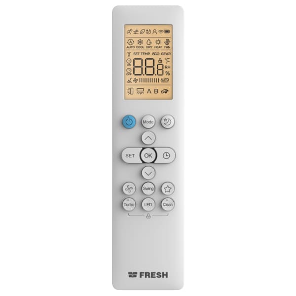 Climatiseur FRESH 12000 BTU froid Blanc (R410a)