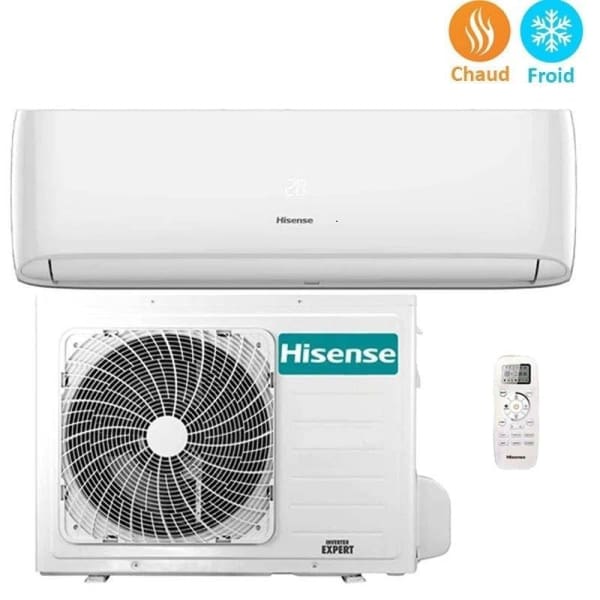 Climatiseur HISENSE 12000 BTU Inverter Chaud & Froid(AS-12uW4)
