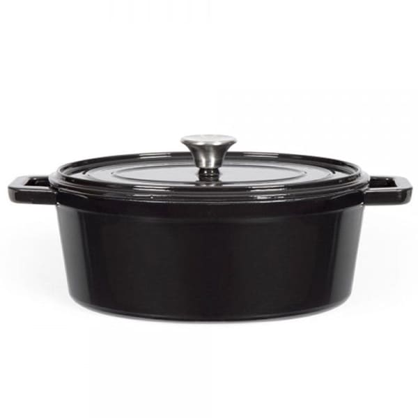 Cocotte Ovale LIVOO 4,5 Litres Noir (MEP129N)