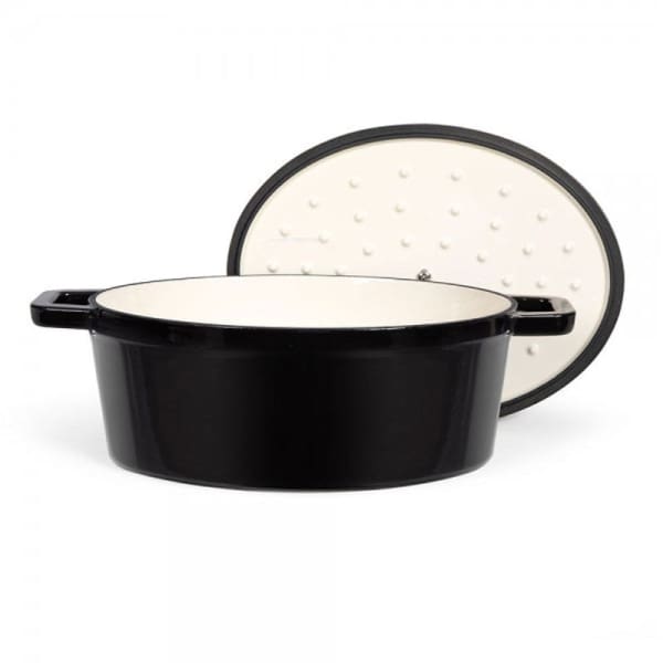 Cocotte Ovale LIVOO 4,5 Litres Noir (MEP129N)