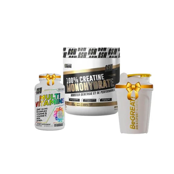 Creatine Monohydrate 200 G GSN + 2 Cadeaux