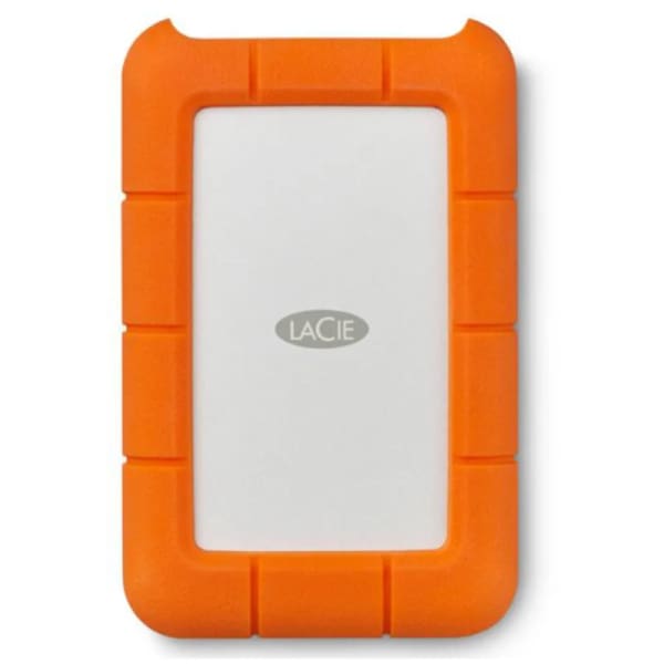 Disque Dur Externe LaCie 2 To USB-C – Orange & Argent (STFR2000800)