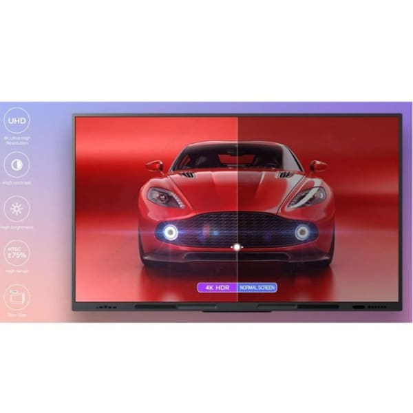 Ecran Interactif Tactile TELEFUNKEN 86’’ T60p Avec Support Amovible (EL86T60P)