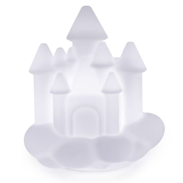 Enceinte Haut Parleur Sans Fil Bigben Château Lumineuse Blanc (BTLSWCASTLE)