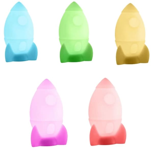 Enceinte Haut Parleur Sans Fil Bigben Fusée Lumineuse Blanc (BTLSROCKET)