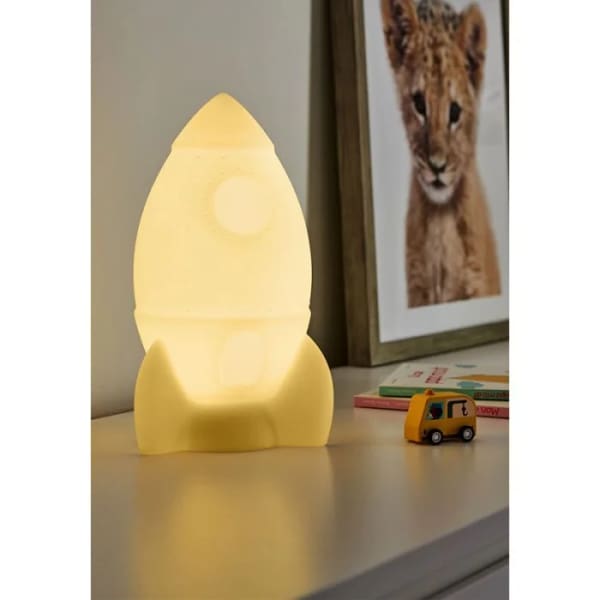 Enceinte Haut Parleur Sans Fil Bigben Fusée Lumineuse Blanc (BTLSROCKET)