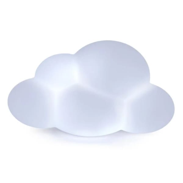 Enceinte Haut Parleur Sans Fil Bigben Nuage Lumineuse- Blanc (BTLSWCLOUD)