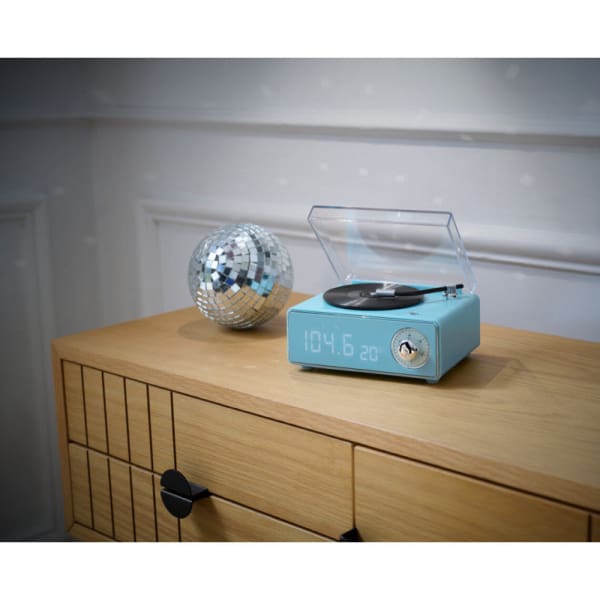 Enceinte rétro Bluetooth EPOK Bleu (BTTDMINIBL)