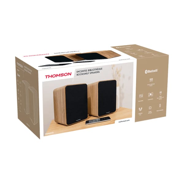 Enceinte THOMSON 100W en bois (WS602DUO)