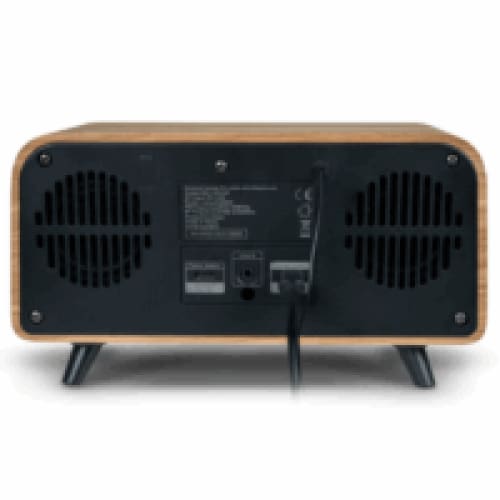 Enceinte Vintage avec réveil Thomson 30w Bois & Noir (RT850BT)