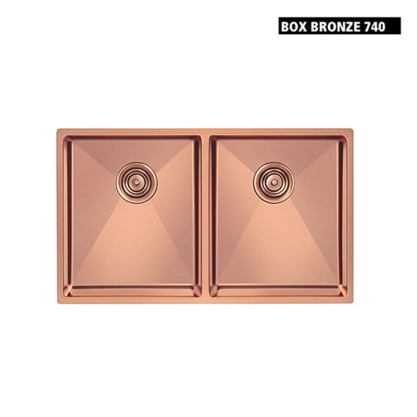 Evier de cuisine Infinity (74X44) (BOÎTE BRONZE 740)
