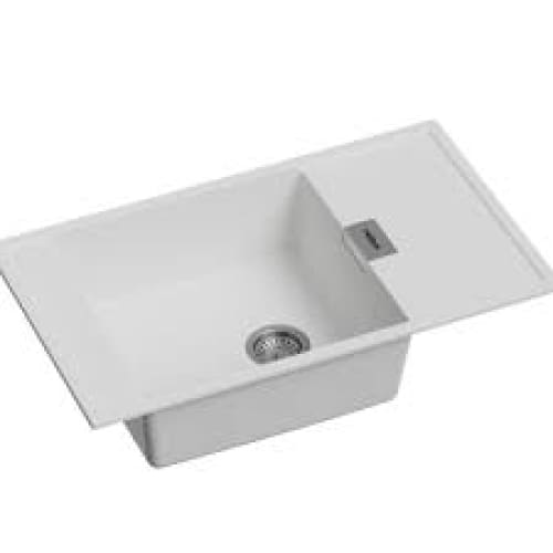 Evier PREMIUM Granite1 bac + égouttoir Grège SALEO 11 - (SALEO11) / (SALEO 11)