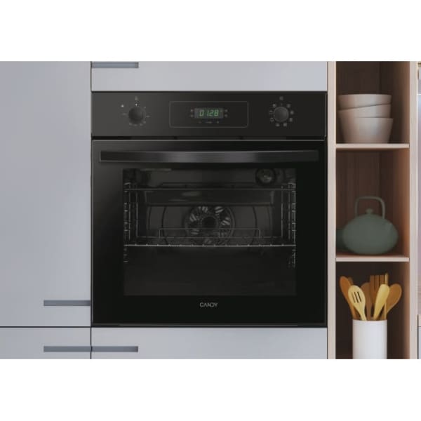 Four Encastrable Electrique Multifonction Candy (FIDCP N615L) 70 Litres Noir
