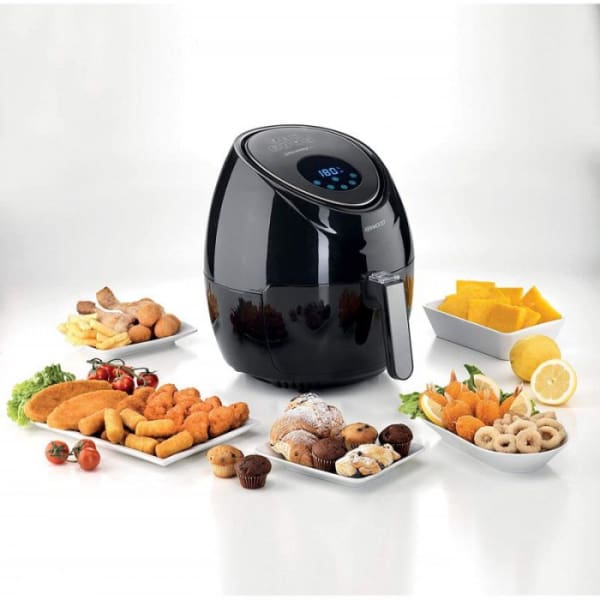 Friteuse à air sans Huile KENWOOD 5.5L Noir (HFP50.000BK)